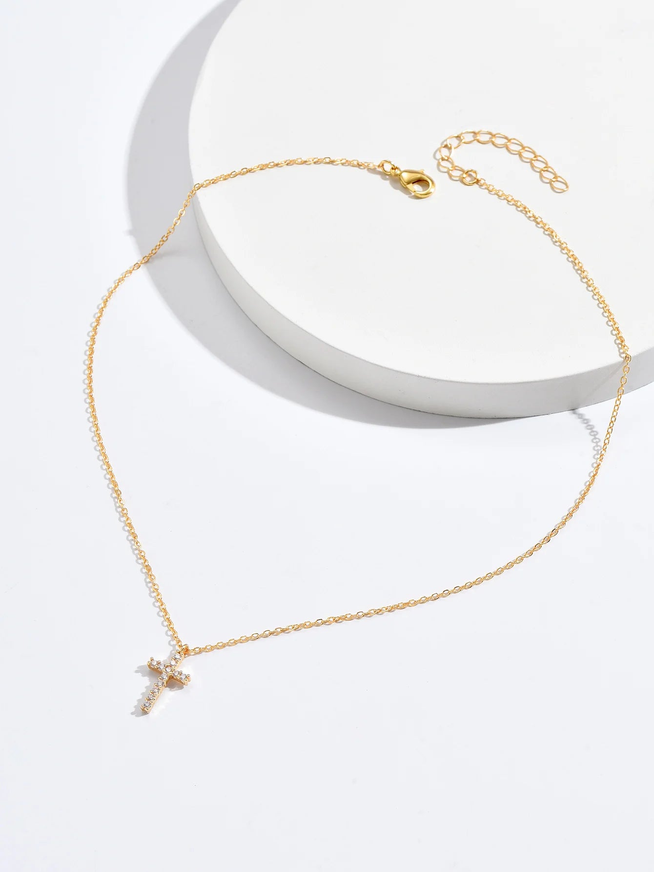 collier croix diamant