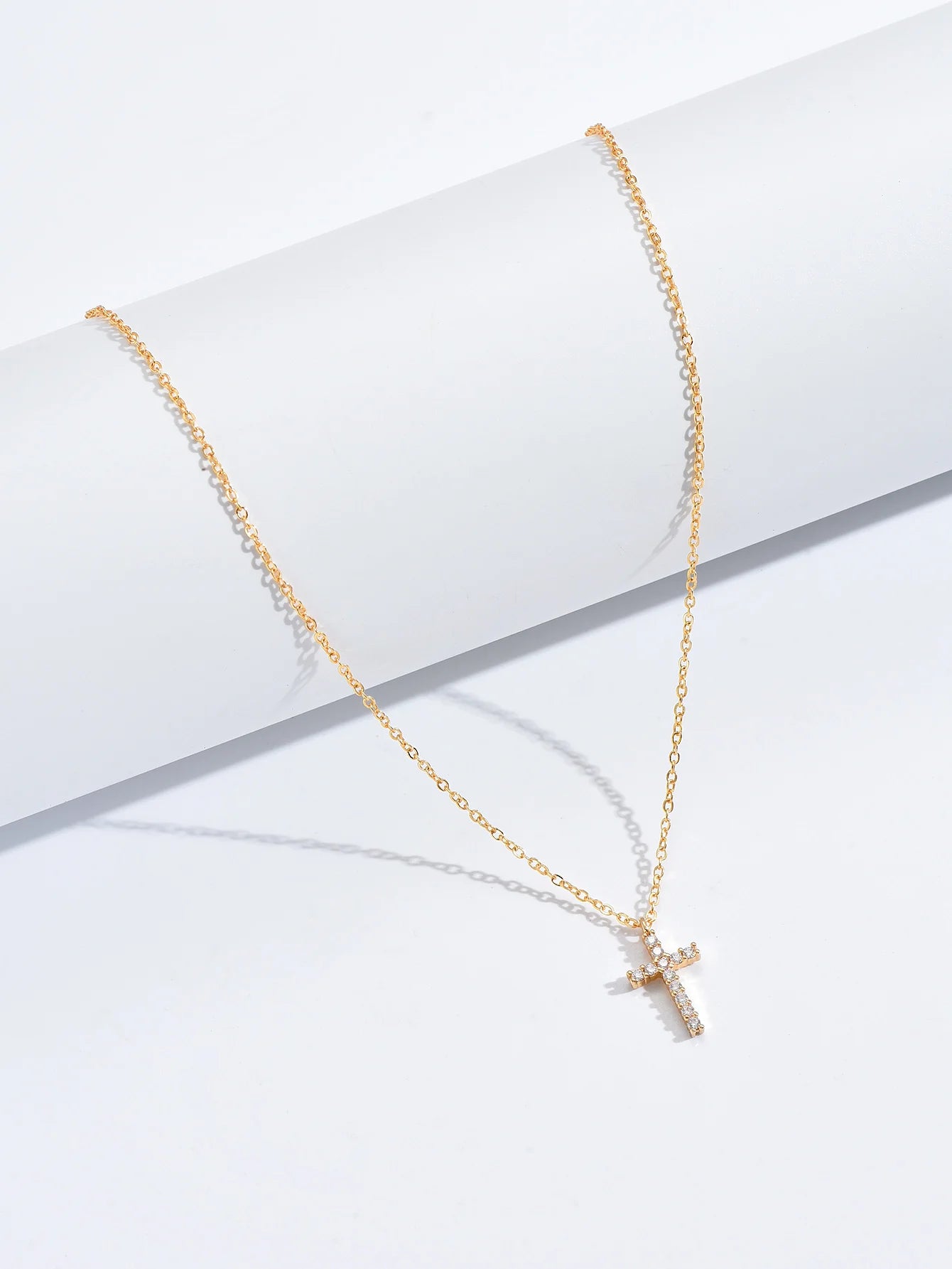 collier croix diamant